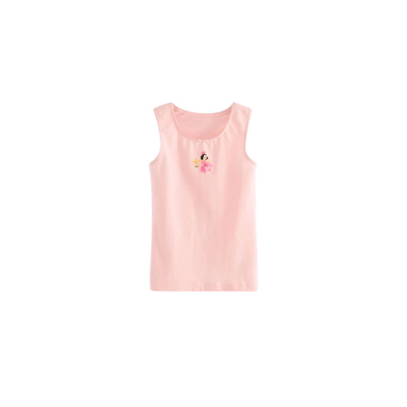 Girls sleeveless undershirts -Pack Of 3
