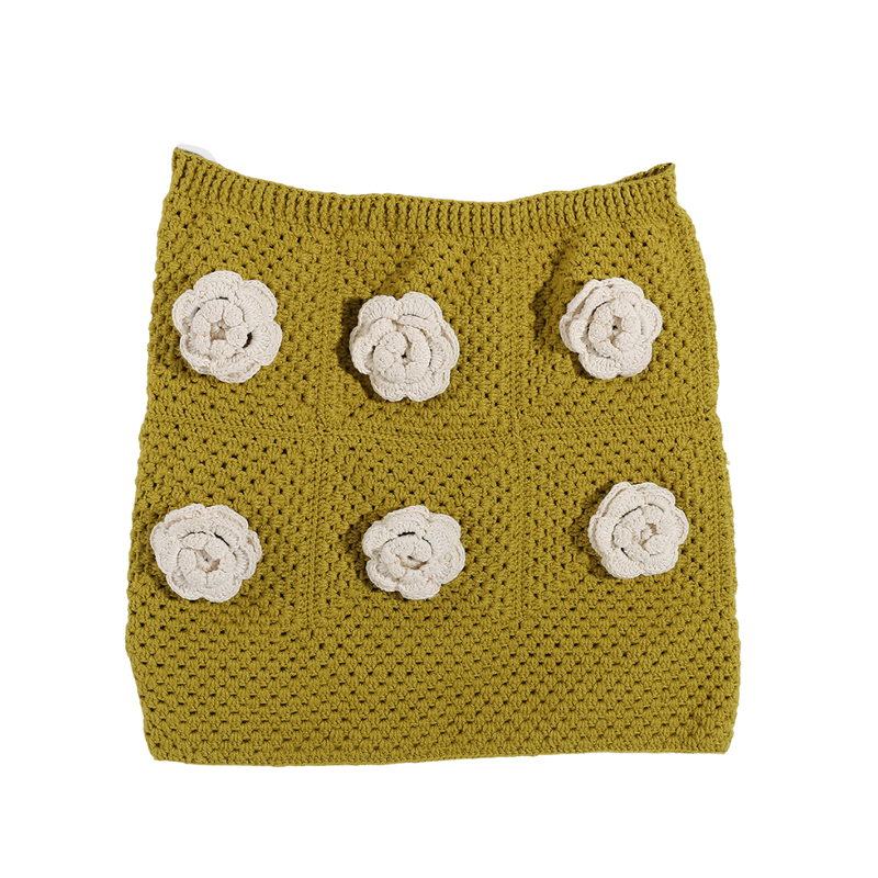 Handmade Trico Knitted Women Skirt