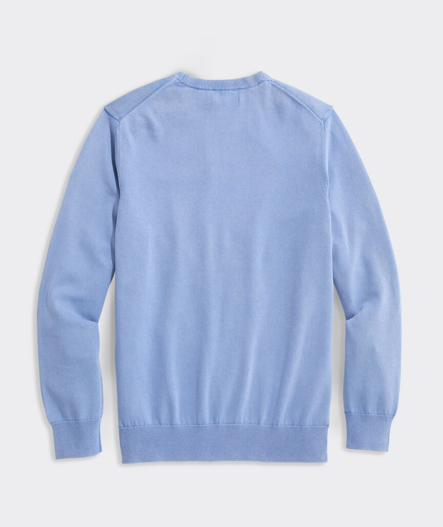 Garment-Dyed Cotton Crewneck