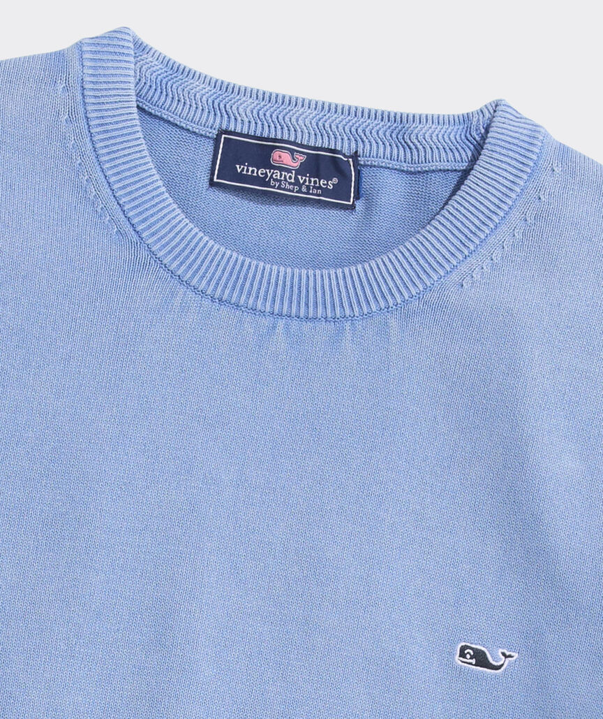 Garment-Dyed Cotton Crewneck