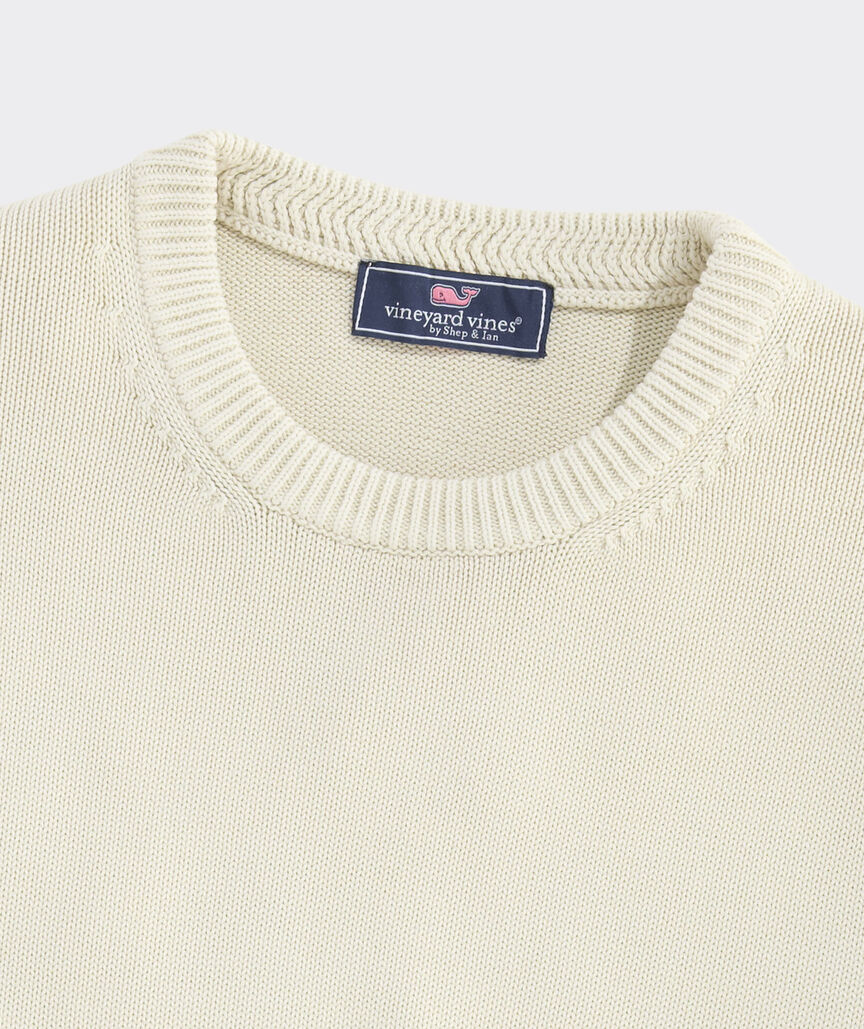 Garment-Dyed Cotton Crewneck No Reviews Write the First Review