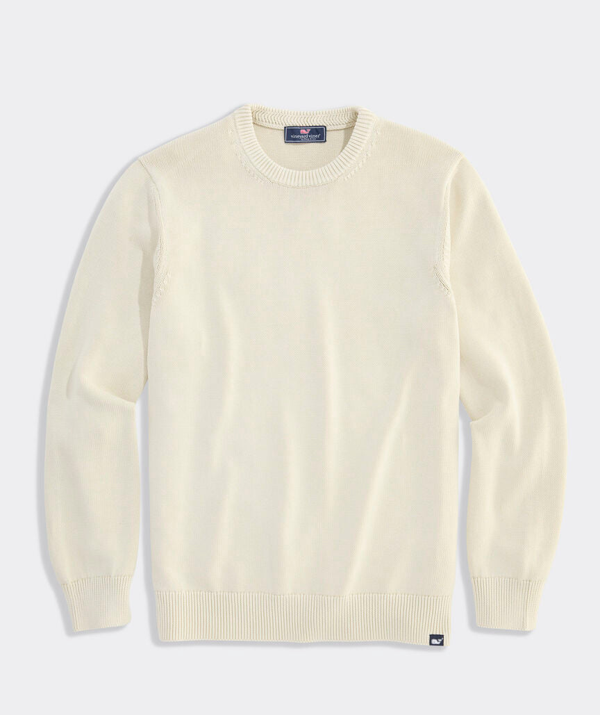 Garment-Dyed Cotton Crewneck No Reviews Write the First Review