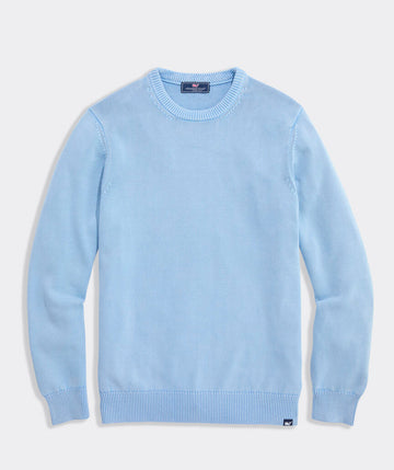 Garment-Dyed Cotton Crewneck
