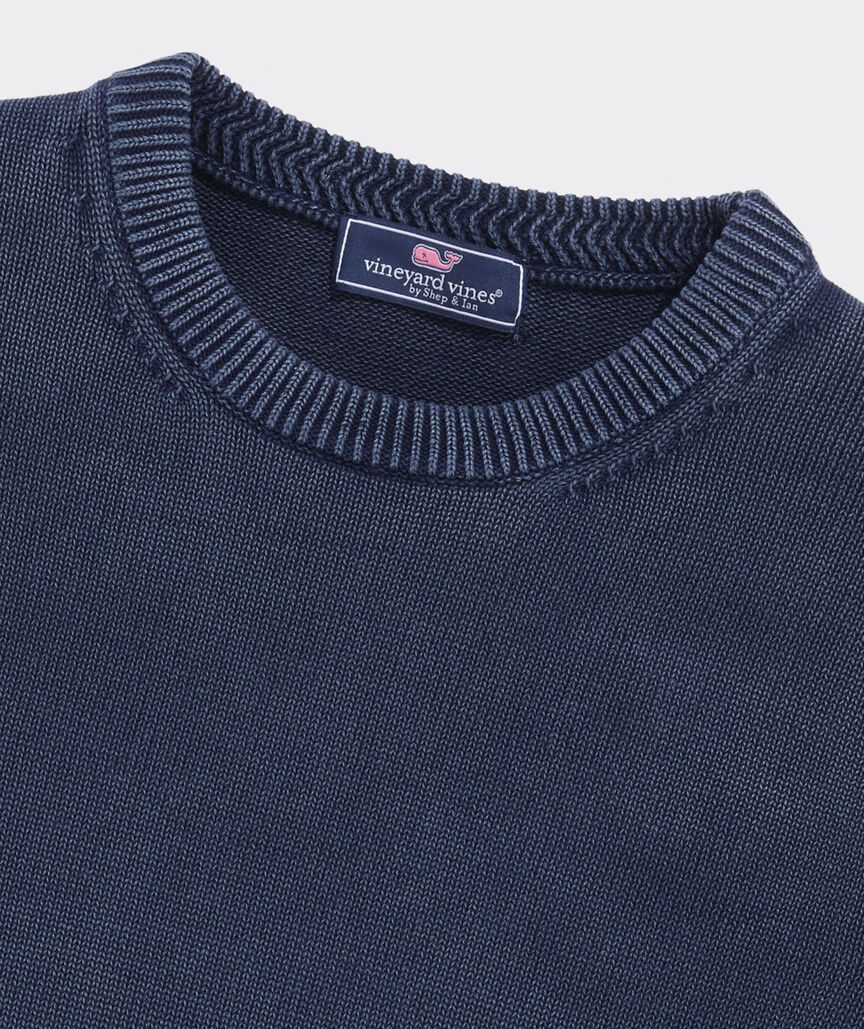 Garment-Dyed Cotton Crewneck