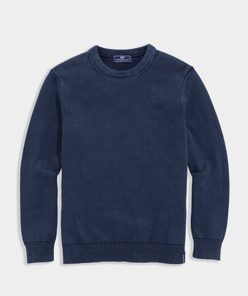 Garment-Dyed Cotton Crewneck