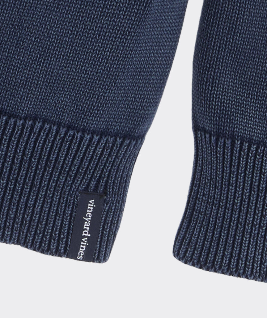 Garment-Dyed Cotton Crewneck