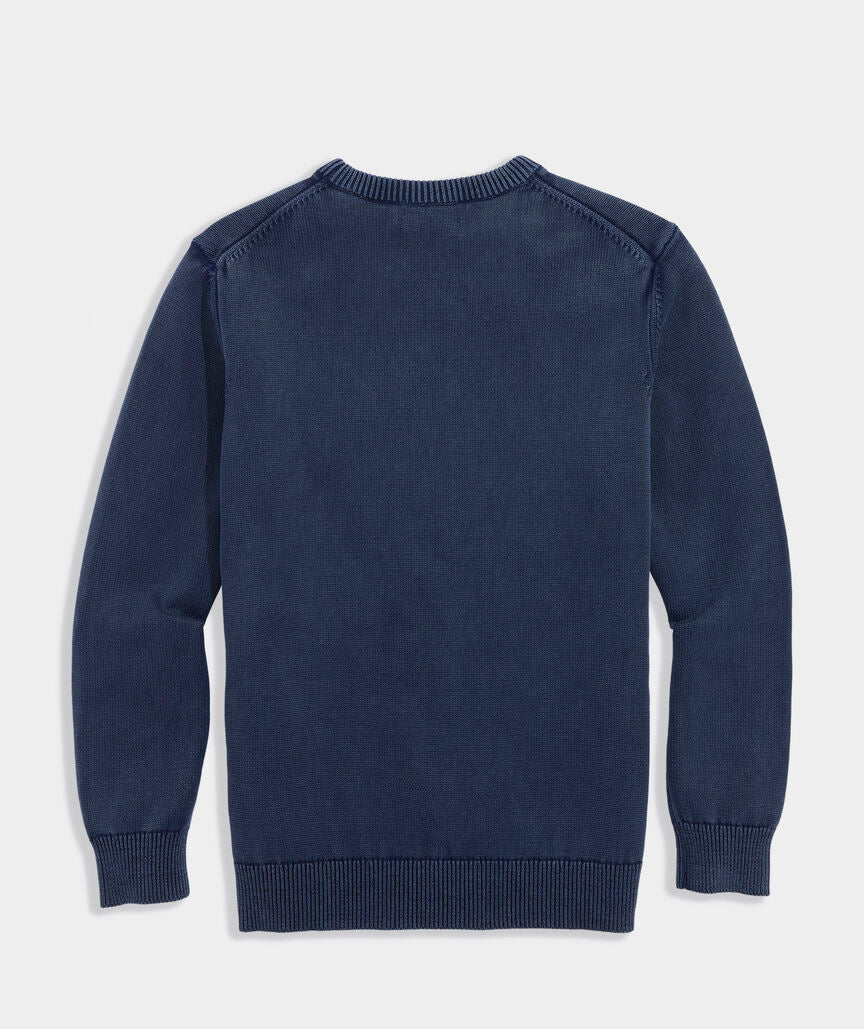 Garment-Dyed Cotton Crewneck
