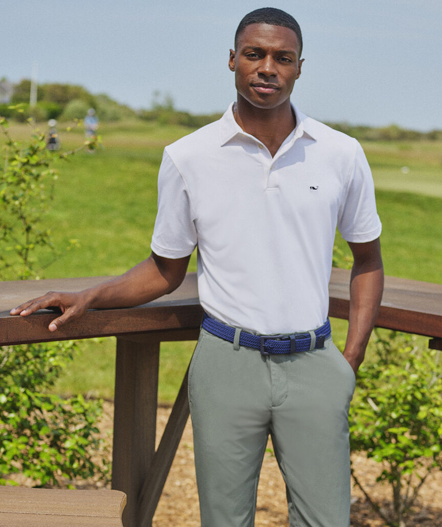 Men Edgartown Pique Polo T-Shirt