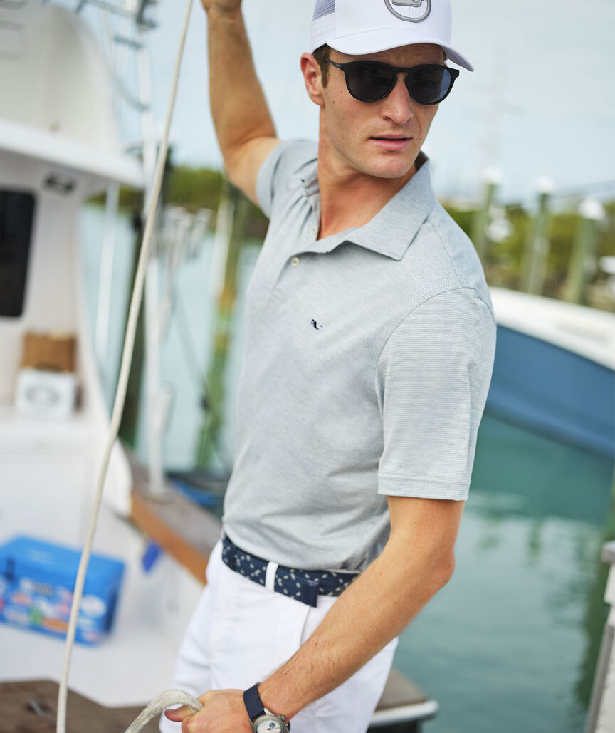 Men Edgartown Pique Polo T-Shirt