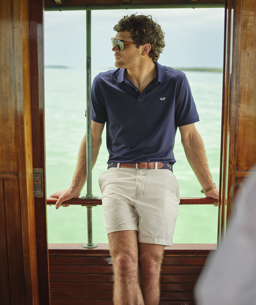 Men Edgartown Pique Polo T-Shirt