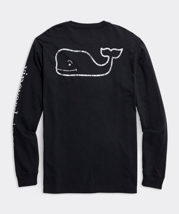 Vintage Whale Long-Sleeve Pocket Tee