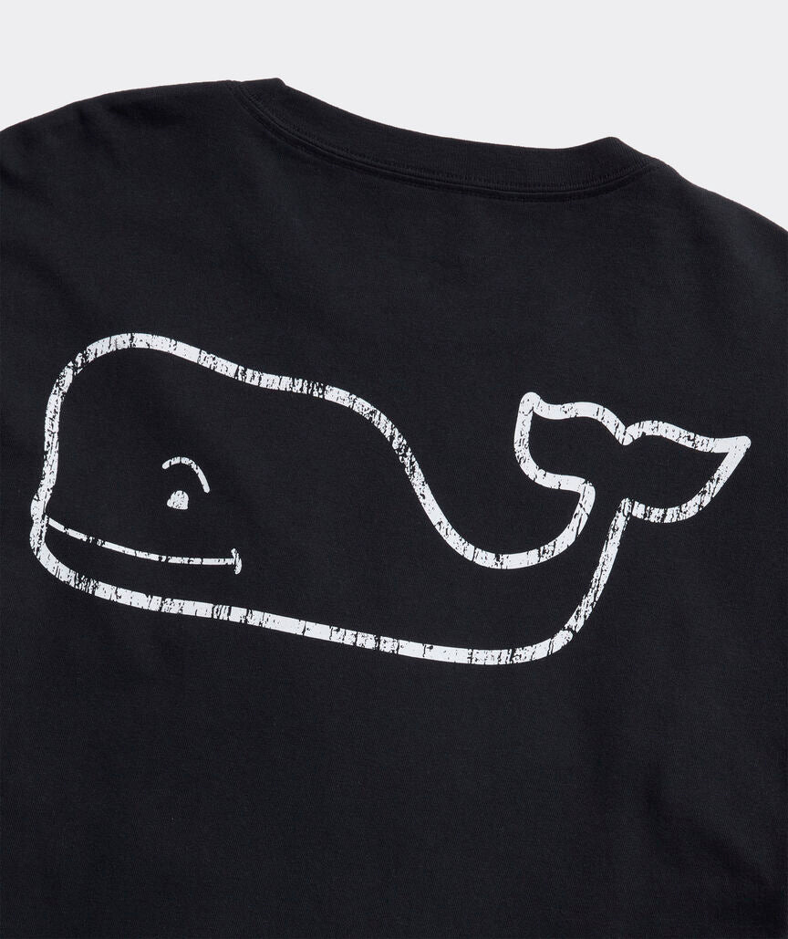 Vintage Whale Long-Sleeve Pocket Tee