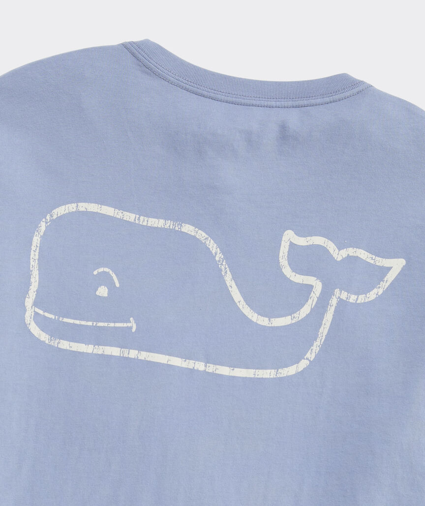 Vintage Whale Long-Sleeve Pocket Tee