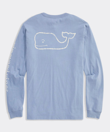 Vintage Whale Long-Sleeve Pocket Tee