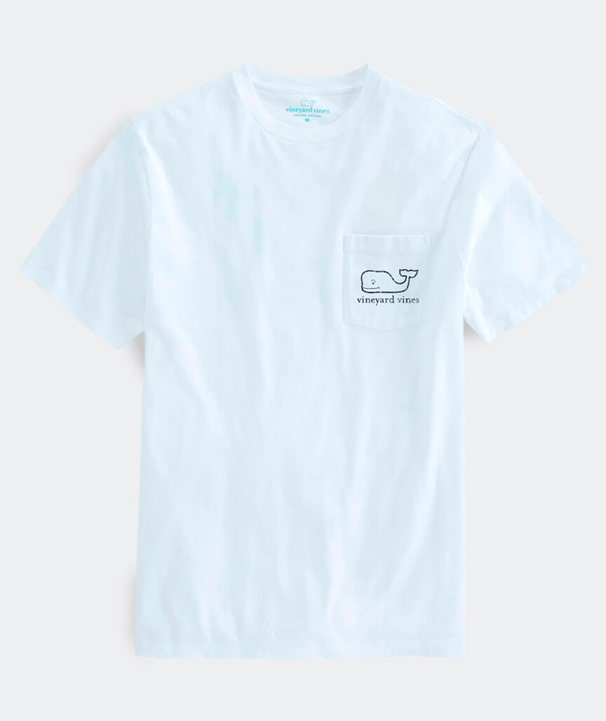 Vintage Whale Short-Sleeve Pocket Tee