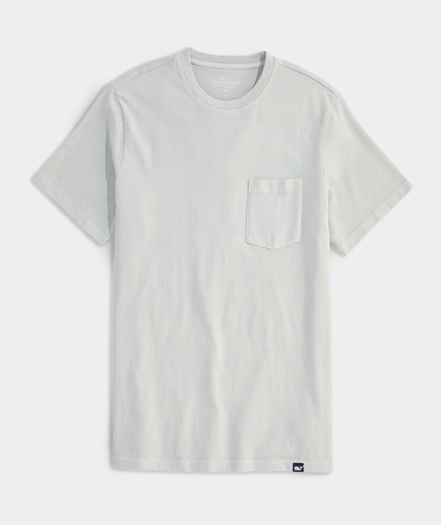 Garment-Dyed Surf Pocket Tee