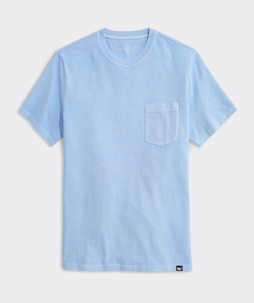 Garment-Dyed Surf Pocket Tee