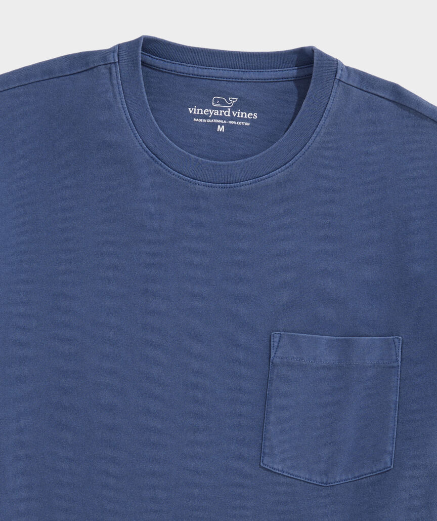 Garment-Dyed Surf Pocket Tee