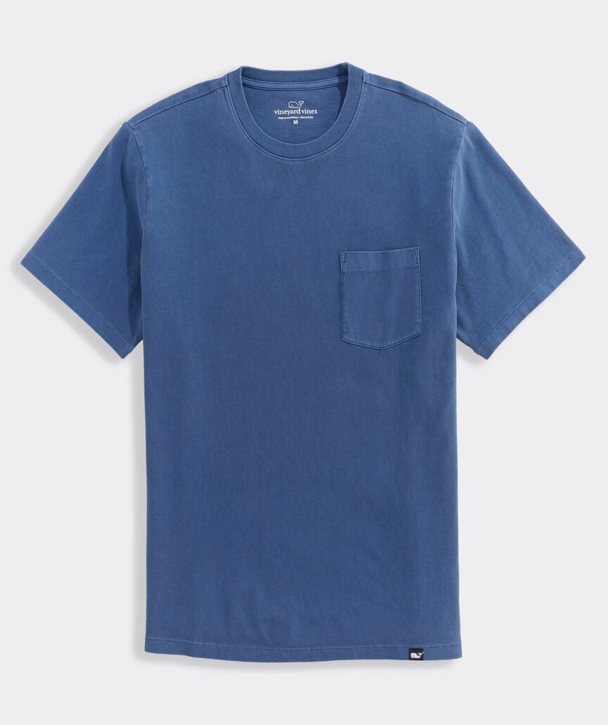 Garment-Dyed Surf Pocket Tee