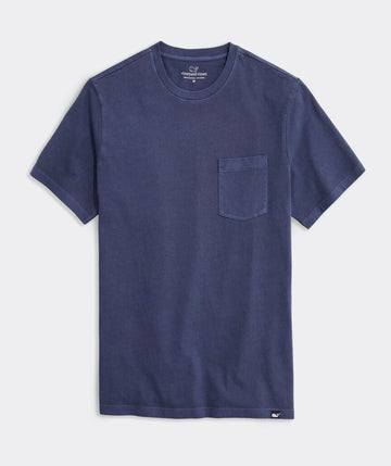 Garment-Dyed Surf Pocket Tee
