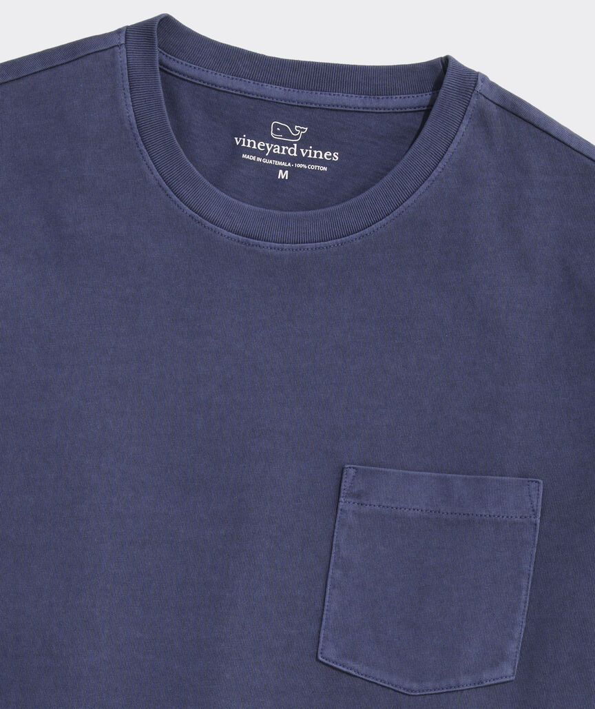 Garment-Dyed Surf Pocket Tee