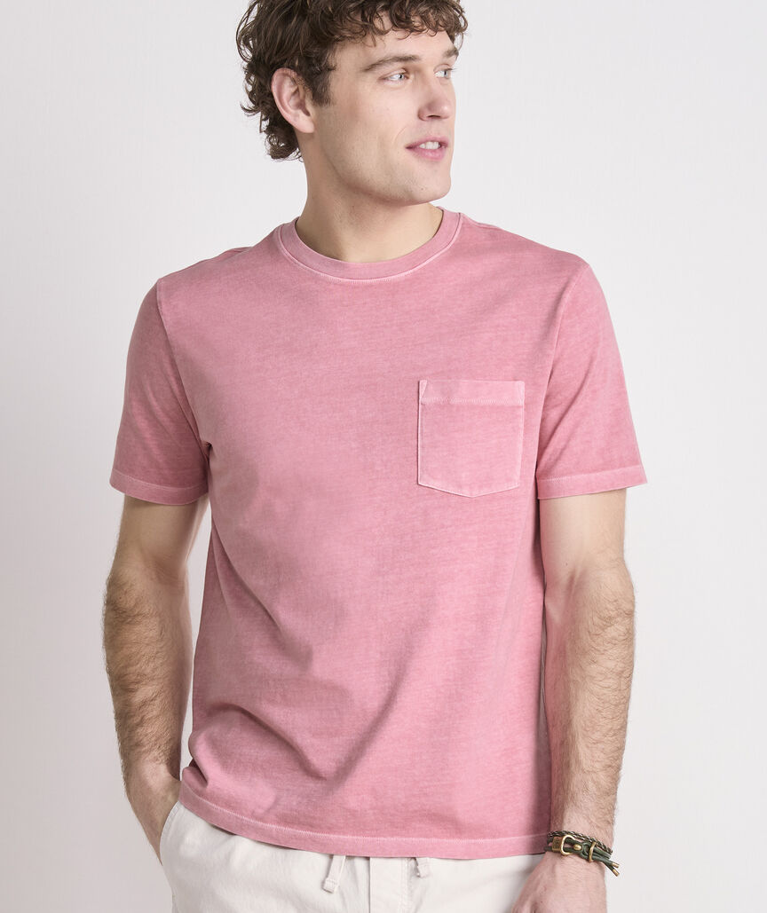 Garment-Dyed Surf Pocket Tee