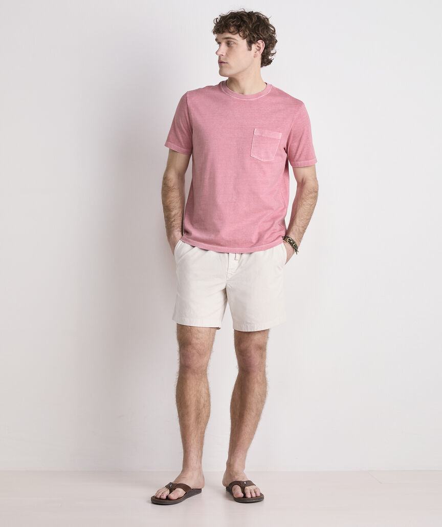 Garment-Dyed Surf Pocket Tee