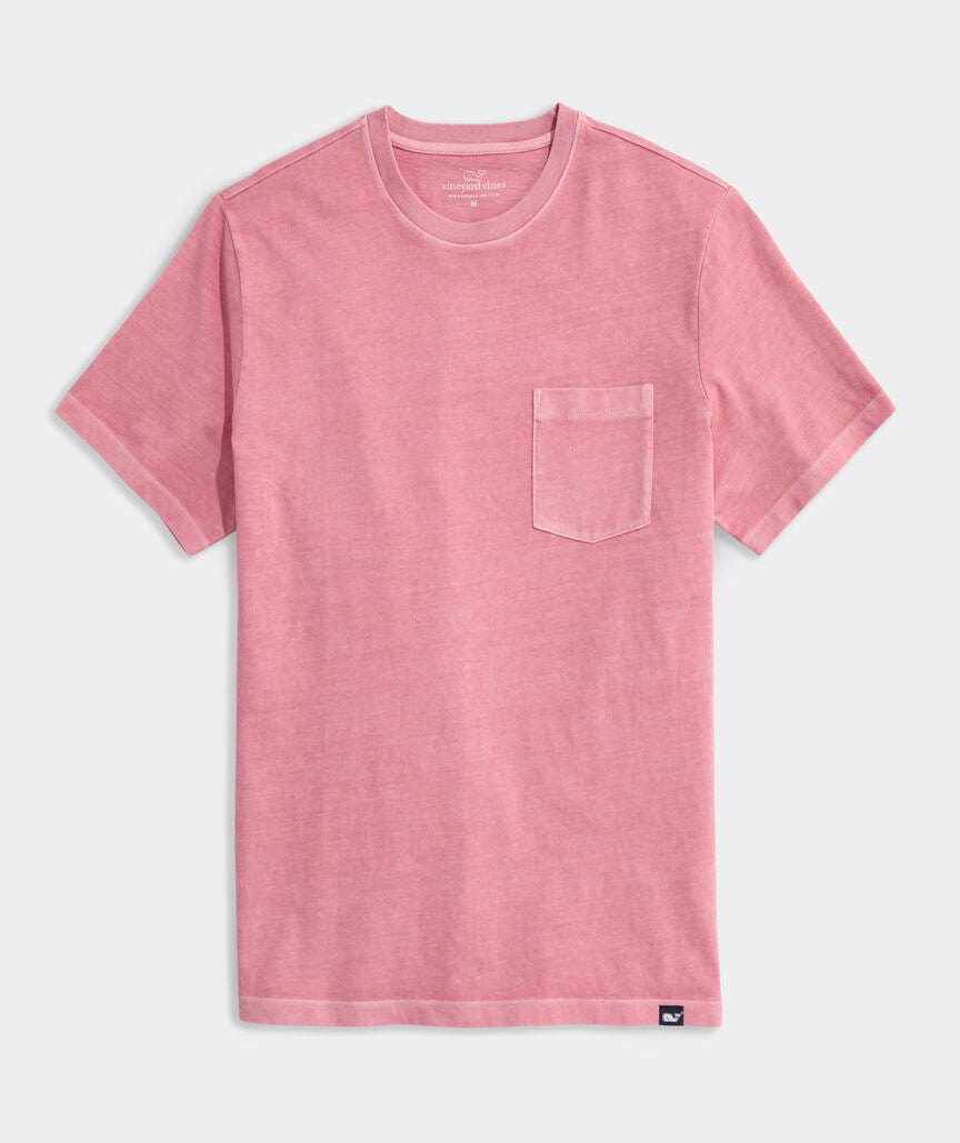 Garment-Dyed Surf Pocket Tee