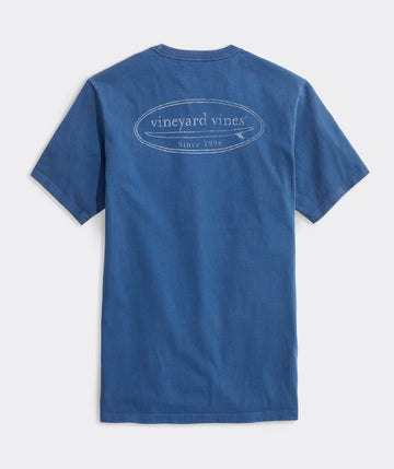 Drift Dye Outlined Surf Logo Short-Sleeve Pocket Tee