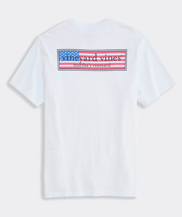 Classic USA Logo Box Short-Sleeve Pocket Tee