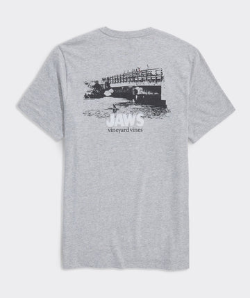 JAWS x vineyard vines Jaws Bridge Short-Sleeve Pocket Tee