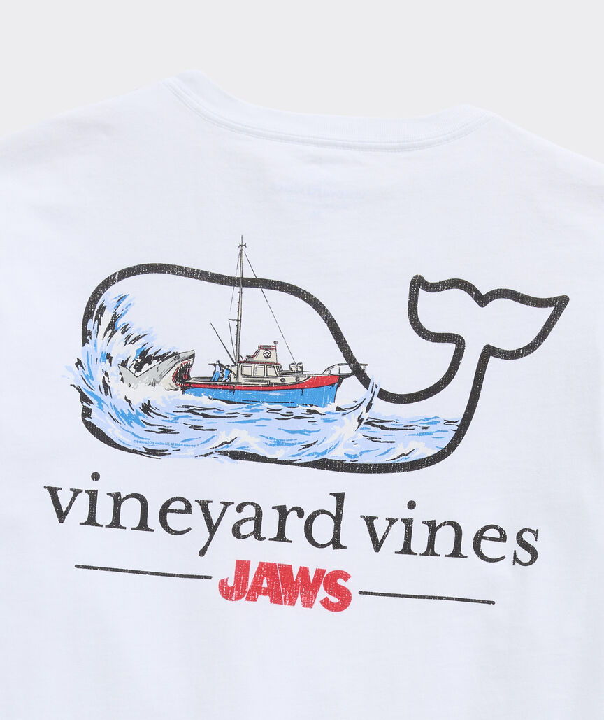 JAWS x vineyard vines Orca Whale Long-Sleeve Pocket Tee