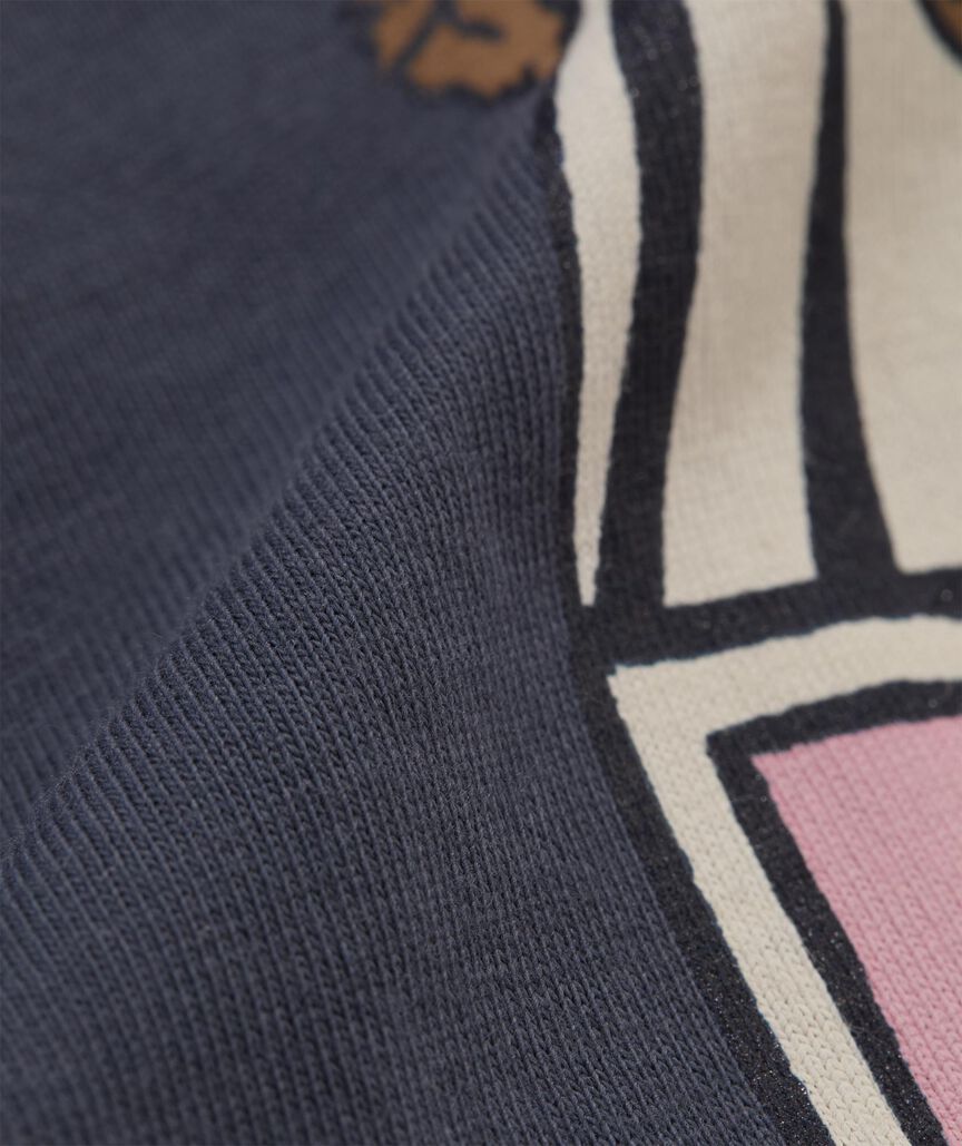Ghost Pups Logo Box Long-Sleeve Pocket Tee