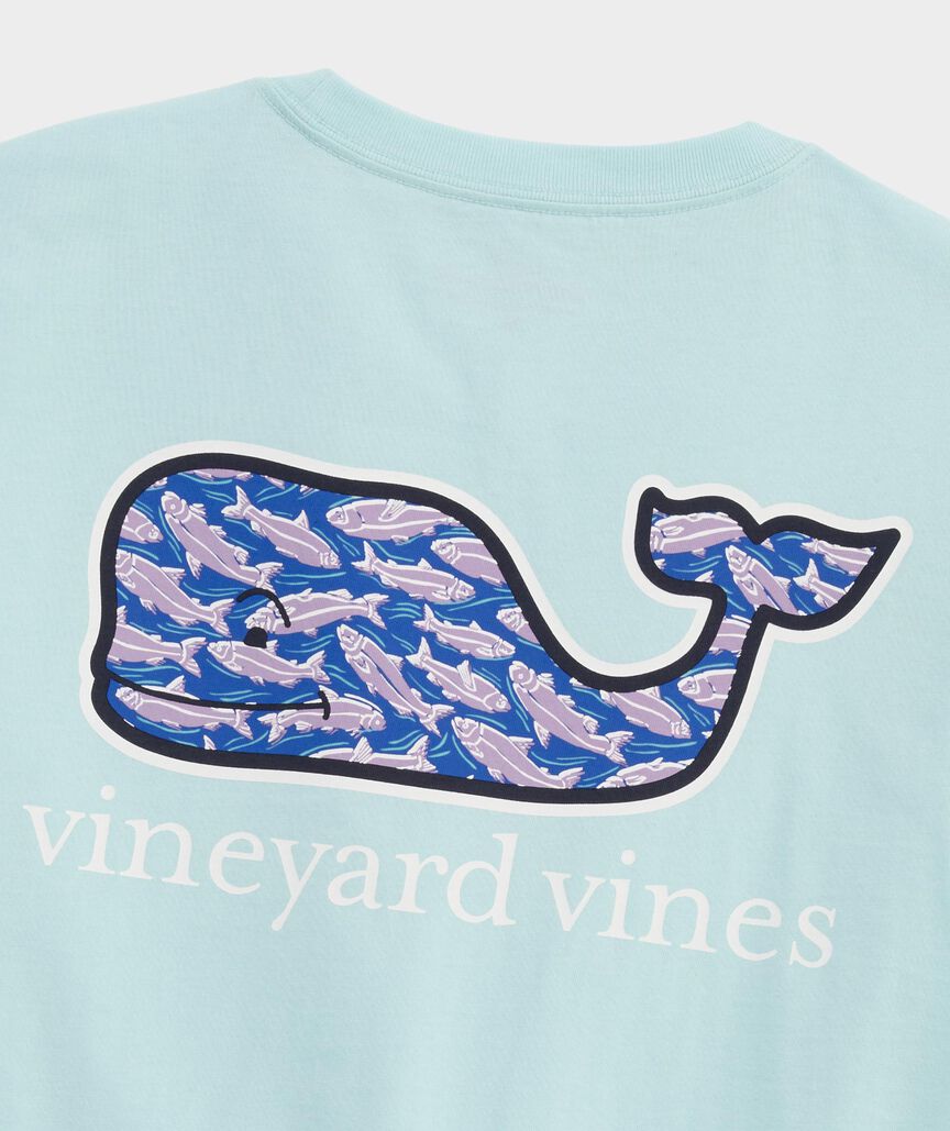 Bluff Fish Whale Short-Sleeve Pocket Tee