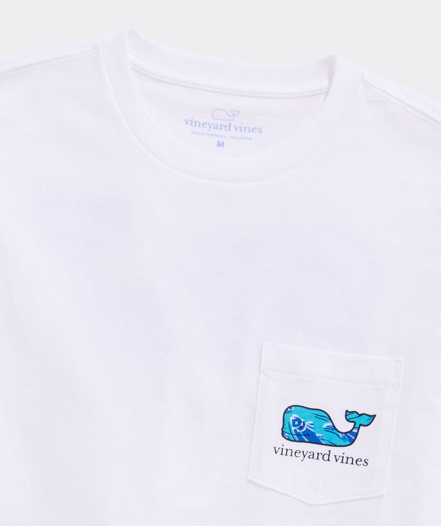 Bluff Fish Whale Short-Sleeve Pocket Tee