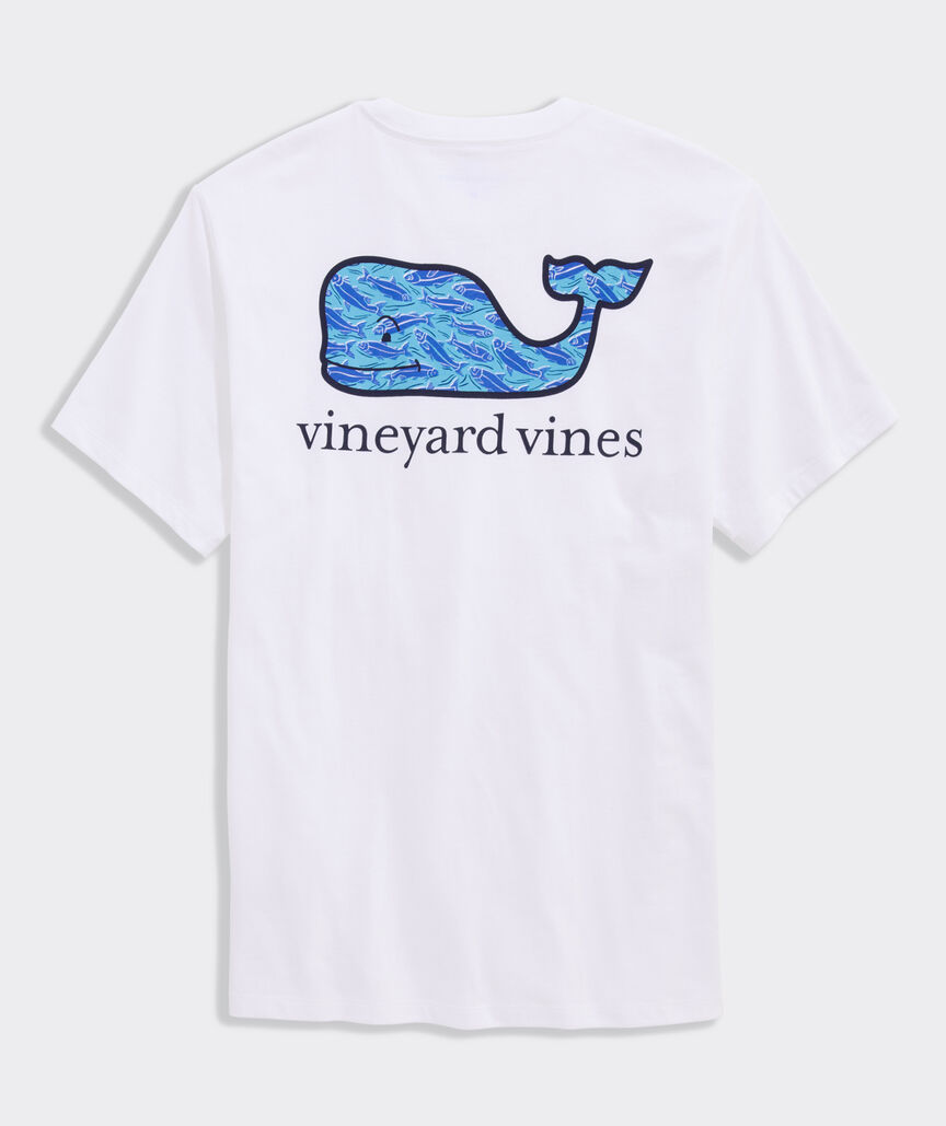 Bluff Fish Whale Short-Sleeve Pocket Tee