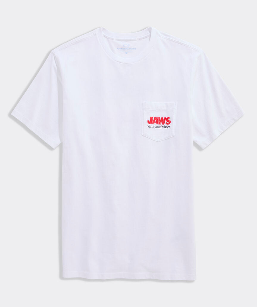 JAWS x vineyard vines Shark Silhouette Short-Sleeve Pocket Tee