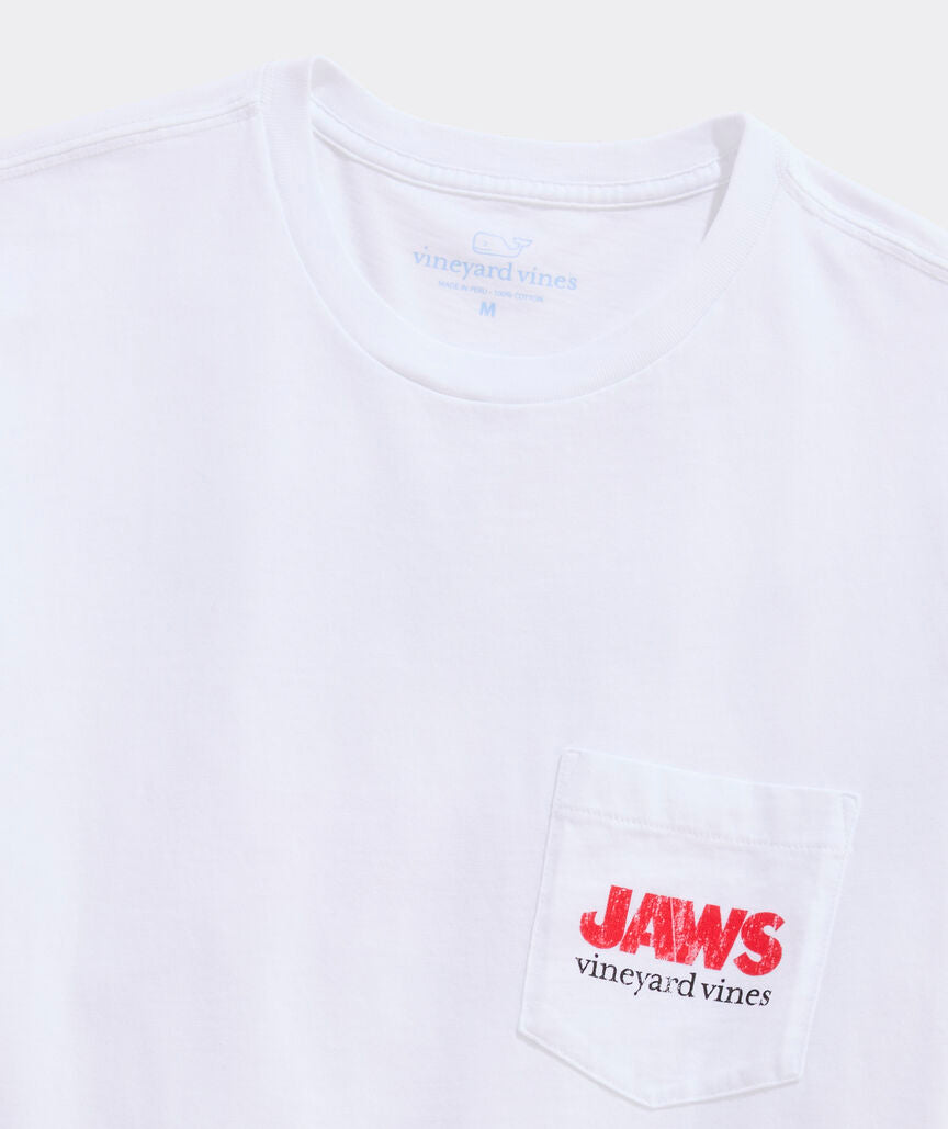 JAWS x vineyard vines Shark Silhouette Short-Sleeve Pocket Tee
