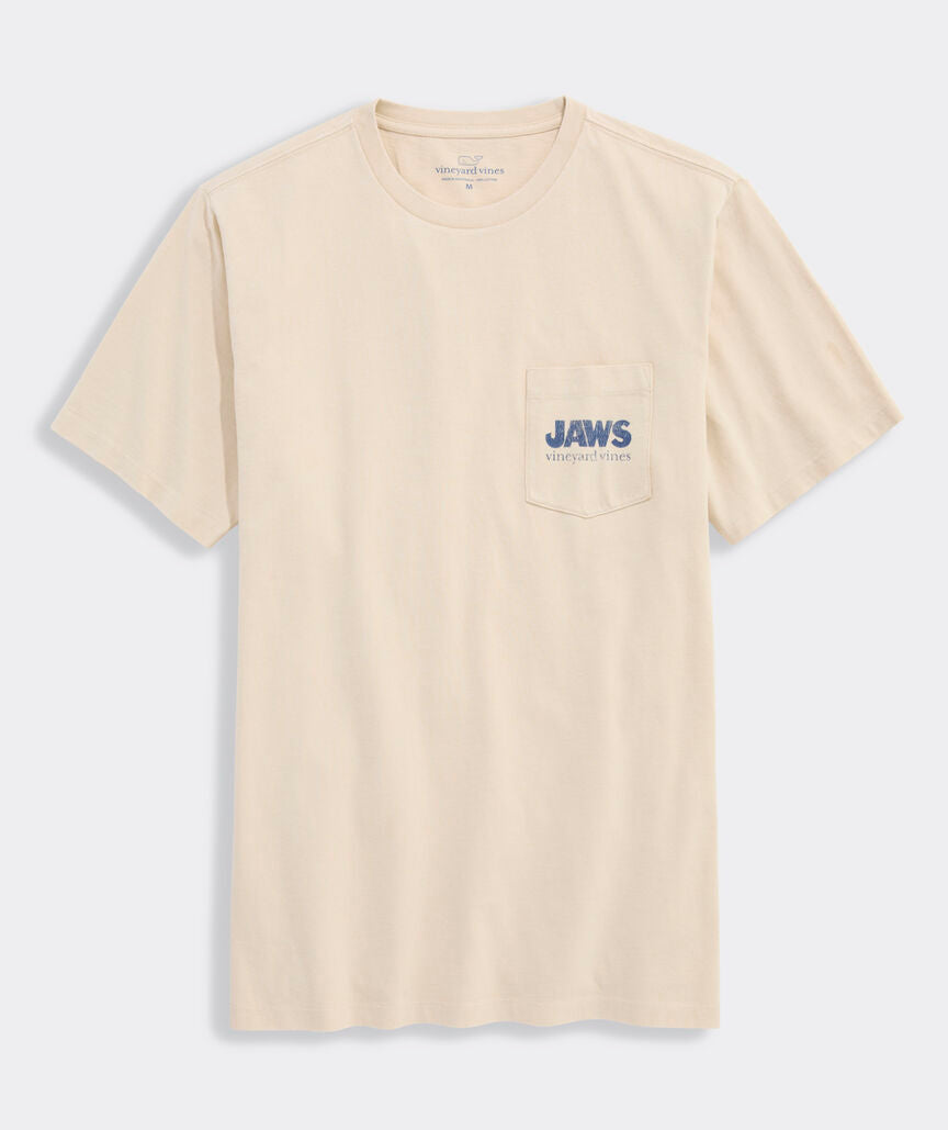 JAWS x vineyard vines Bigger Boat Short-Sleeve Pocket Tee