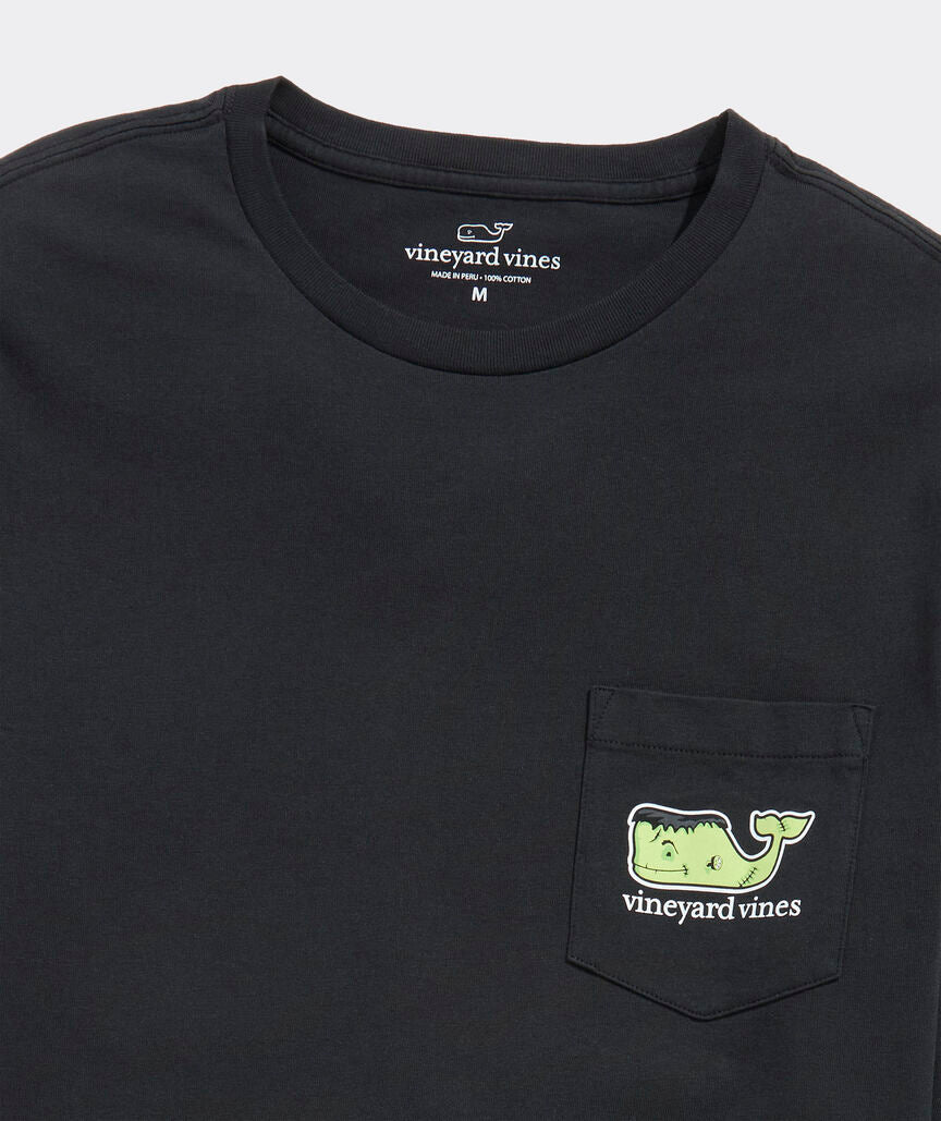 Franken-Whale Long-Sleeve Pocket Tee