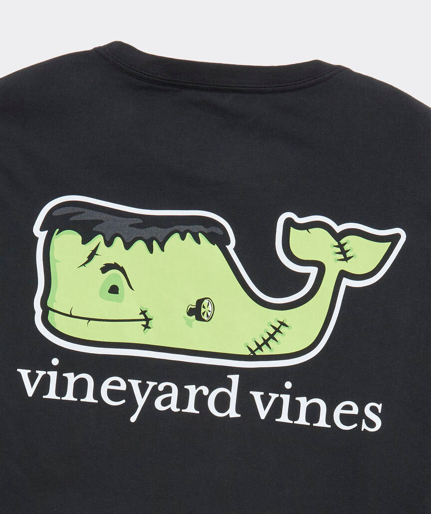 Franken-Whale Long-Sleeve Pocket Tee