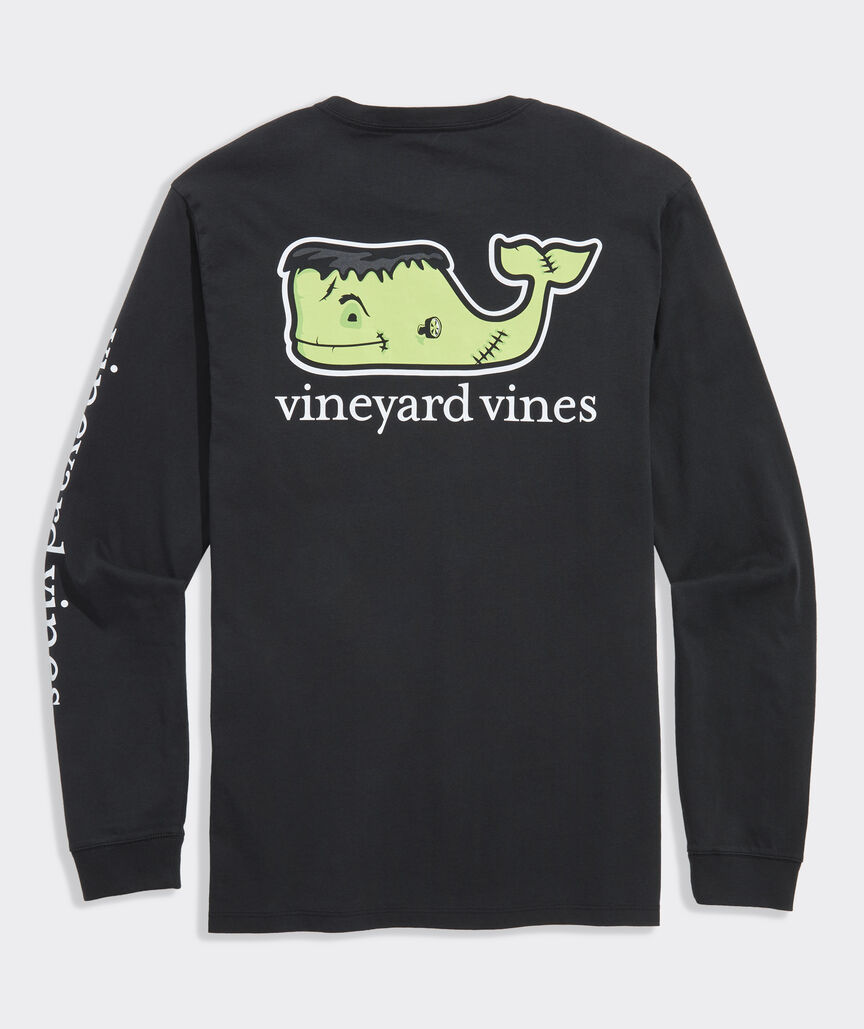 Franken-Whale Long-Sleeve Pocket Tee