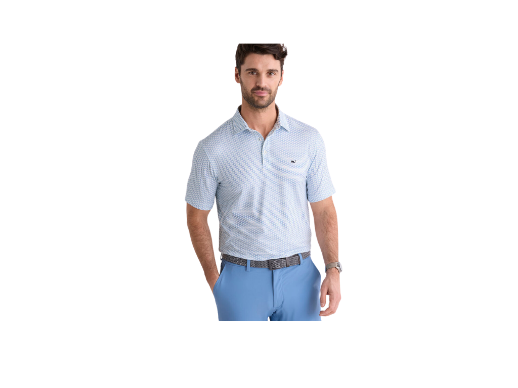 Men’s Printed Performance Polo Shirt