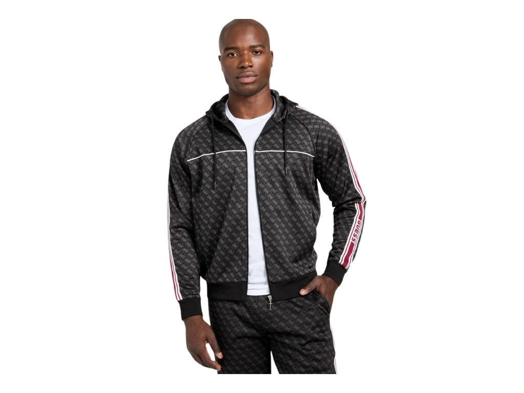 Men’s Printed Zip-Up Hoodie