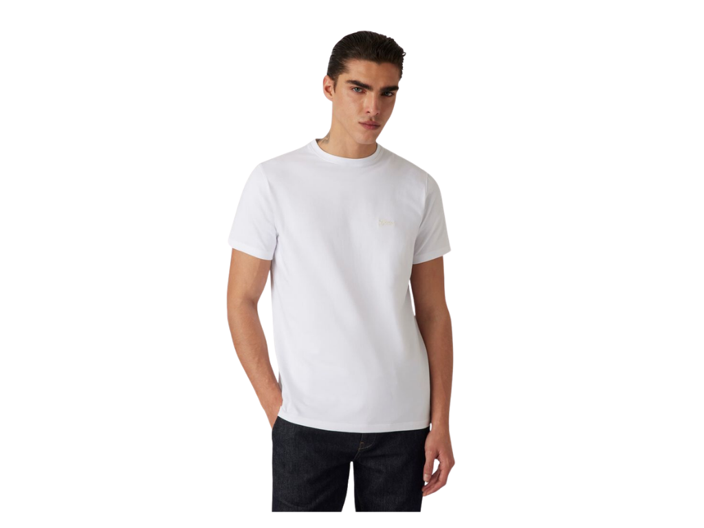 Men’s Classic White Crew Neck T-Shirt