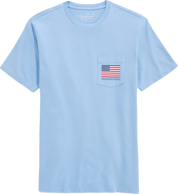 Drift Dye Beer Pong Flag Short-Sleeve Pocket Tee