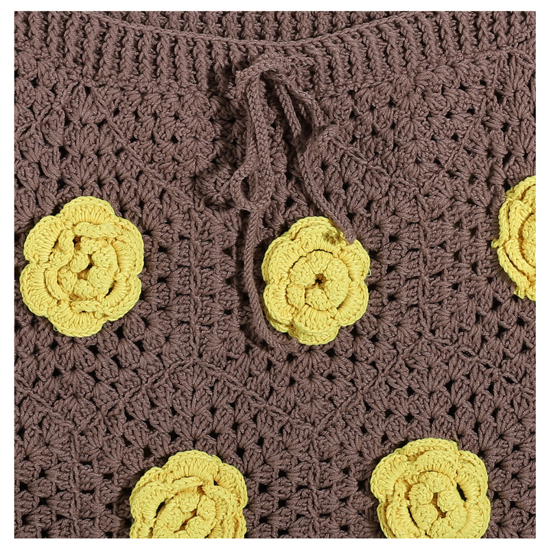 Handmade Trico Knitted Women Skirt