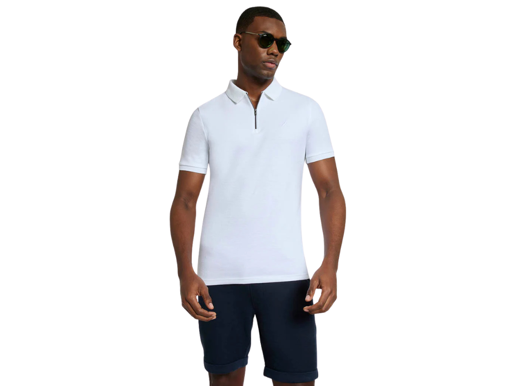 Men’s Nautica Zip-Up Polo Shirt
