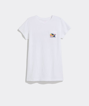 Women's 2025 Graduation Whale Short-Sleeve Pocket Tee