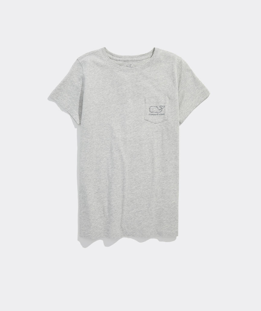 Women's Vintage Whale Short-Sleeve Pocket Tee